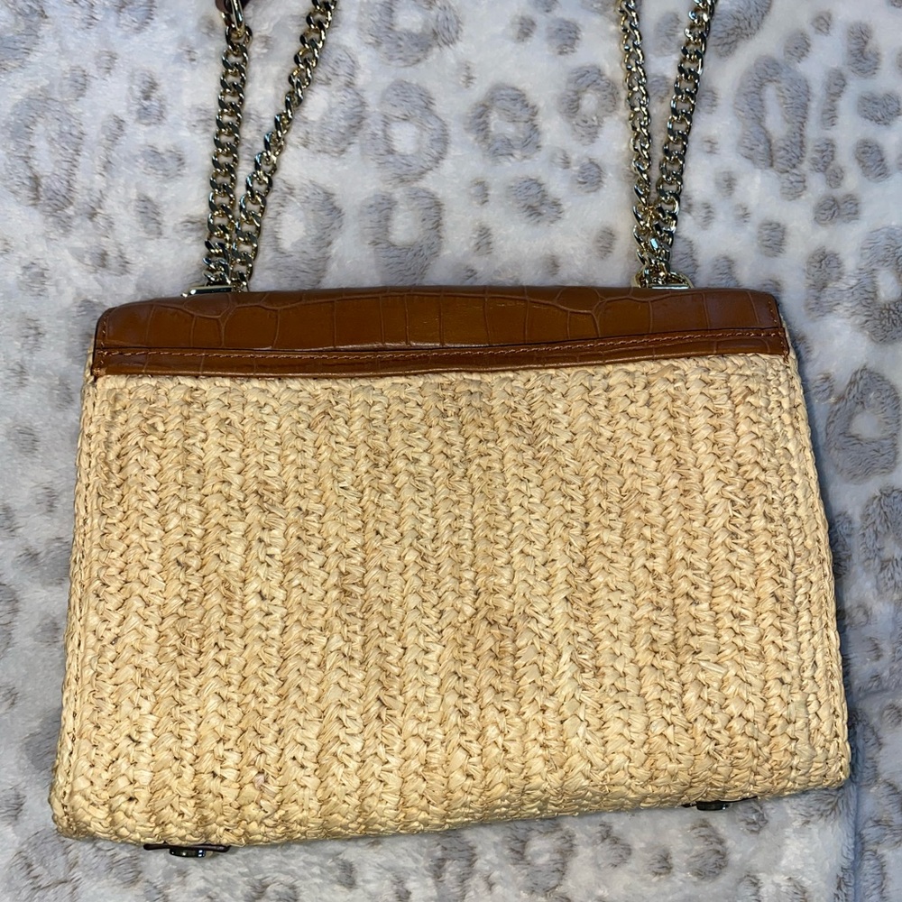 Michael Kors Whitney Straw Shoulder Bag - Picture 10 of 11